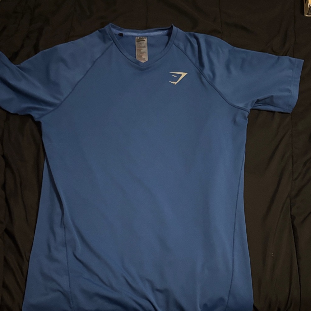 Gymshark Men's Blue Tee